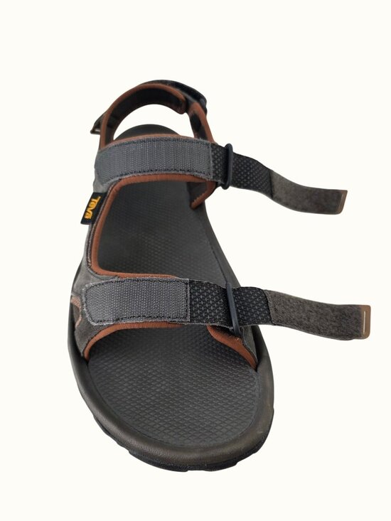 Teva Men’s Katavi 2 Slide Sandals Size 13 Gray Leather Hook Loop Outdoor 1019192